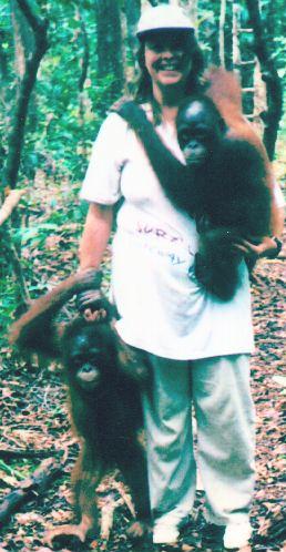 Wendy in Borneo